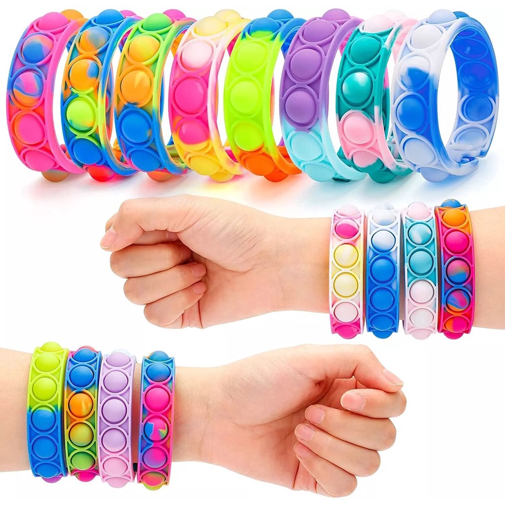 Pop it fidget bracelet toys Unpack bracelet puzzle unpack toy Pop toys