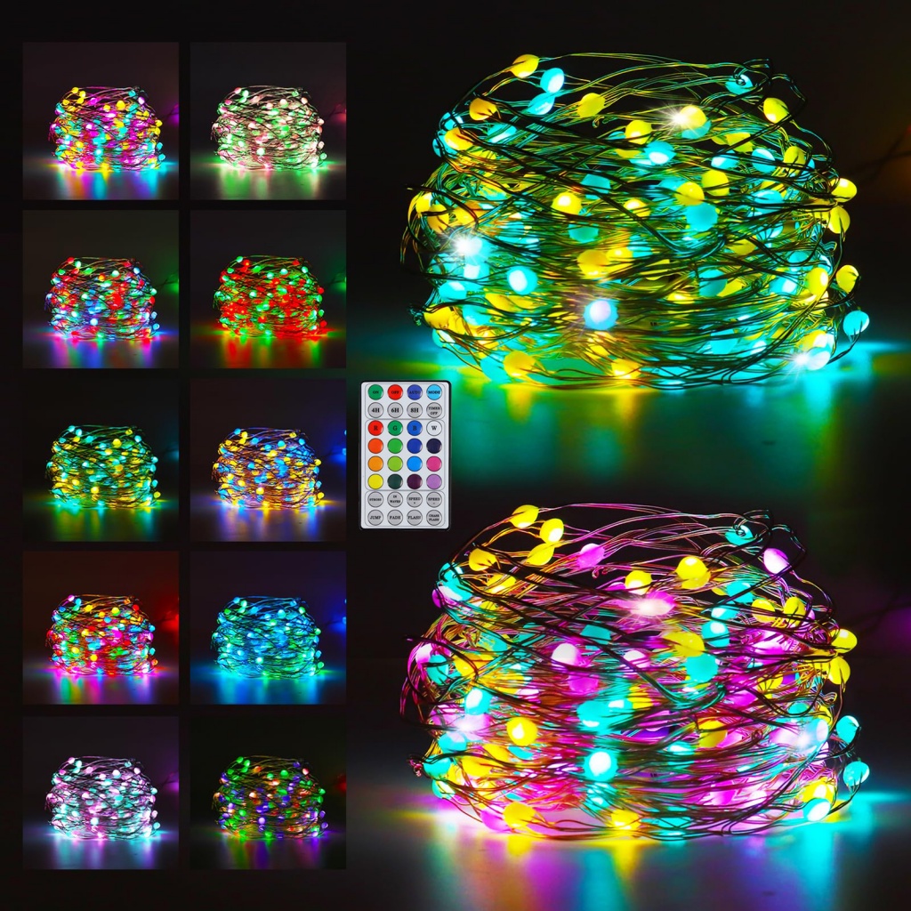 Smart Rgb Christmas Lights for Outdoor Parties Highsensitivity