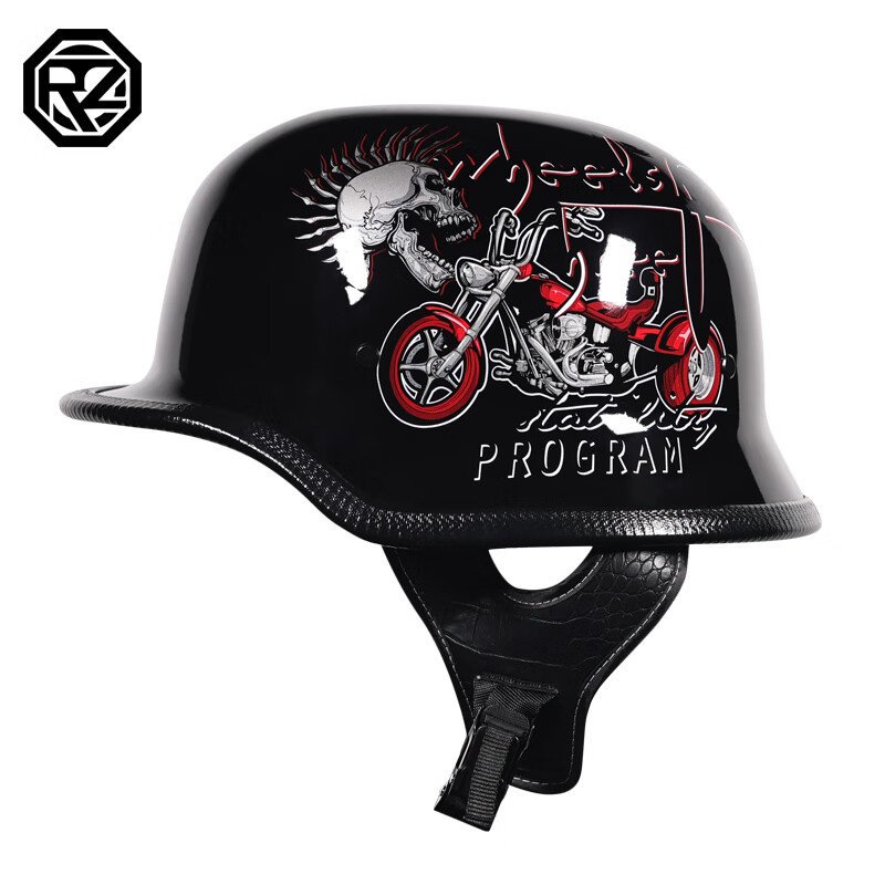 Orz German Retro Steel Helmet Harley Ladle Helmet | Shopee Malaysia