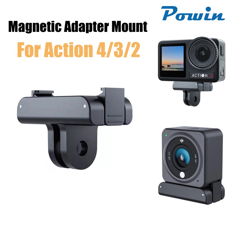 Plastic Magnetic Adapter Mount 1/4 Interface Mount Bracket For DJI Osmo ...