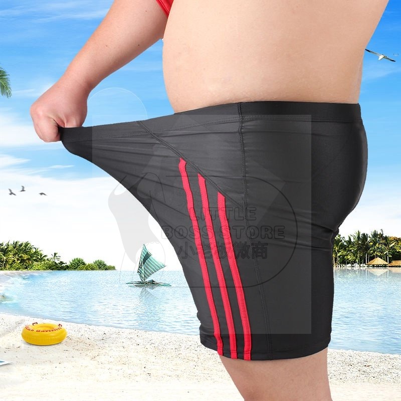 Swimsuit line 150kg extra large trunks loose and fat extra large hot ...