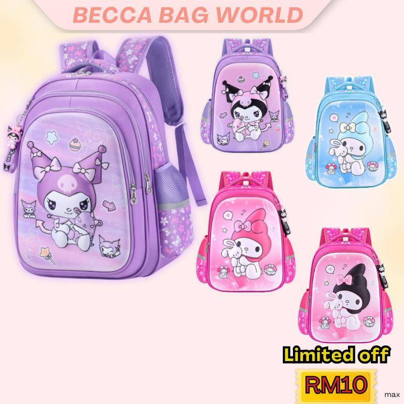 💕New on sale💕bag sekolah kuromi cinnamoroll bag for school beg sekolah ...