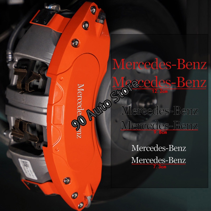 6PCS For Mercedes Benz W210 W203 W204 W202 Car Emblem Tire Caliper ...