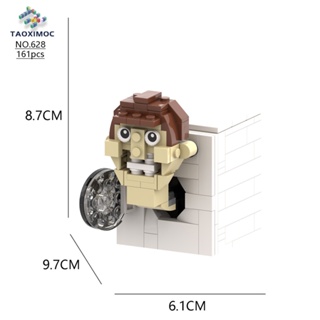 MOC Fit for Lego Skibidi Toilet Titan Monitor Titan Audio Man Model  Building Blocks Kids Educational Toys Christmas Gifts