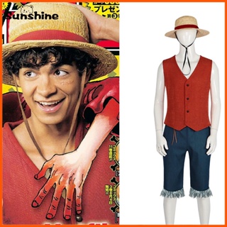 Anime Straw Hat Boy Luffy Cosplay Costume Gear 5 Nika Luffy Cosplay Clothes  Kimono Set Christmas Halloween Adult Suit With Wig