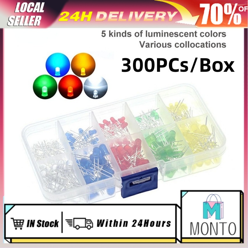300Pcs LED Light Emitting Diode Bulb DIY STEM RBT PROJECT | Shopee Malaysia