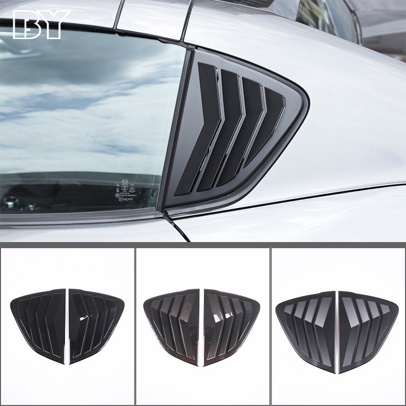 For Mazda MX-5 2016-2023 Car Rear Glass Window Triangle Blinds Louvers ...