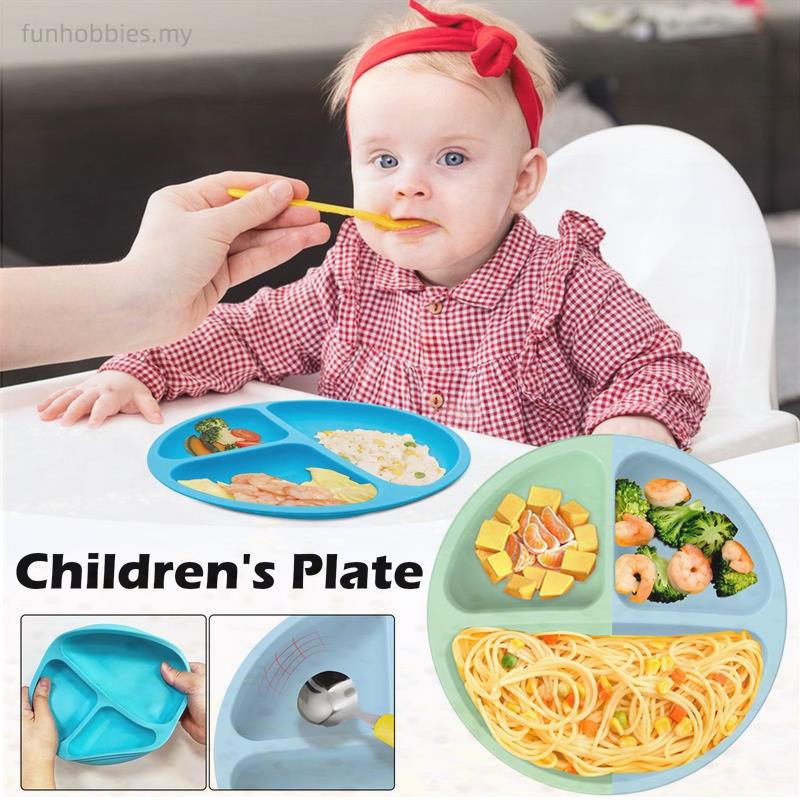 Practical Silicone Children'S Dinner Plate Baby'S Complementary Food