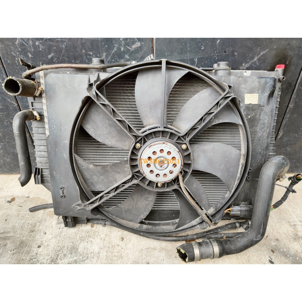 Original Mercedes Benz W202 A0015002393 Radiator With Fan Motor Tangki ...