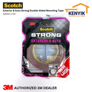 3M 410M Double Coated Paper Tape 1/2 x 36 yds (12mm x 33m)-single