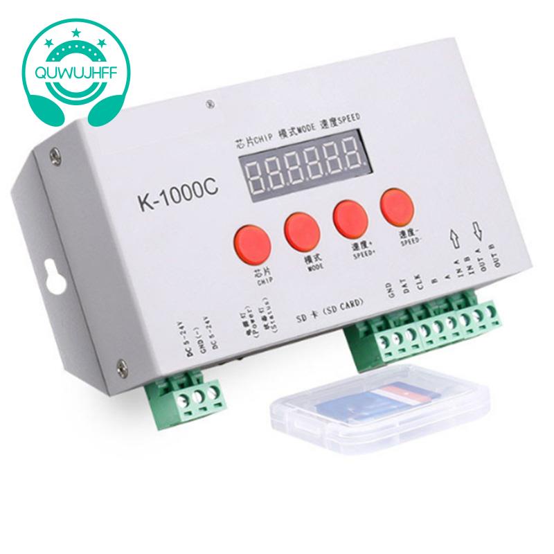 K-1000C Controller K1000C WS2812B WS2811 APA102 T1000S WS2813 LED 2048 ...