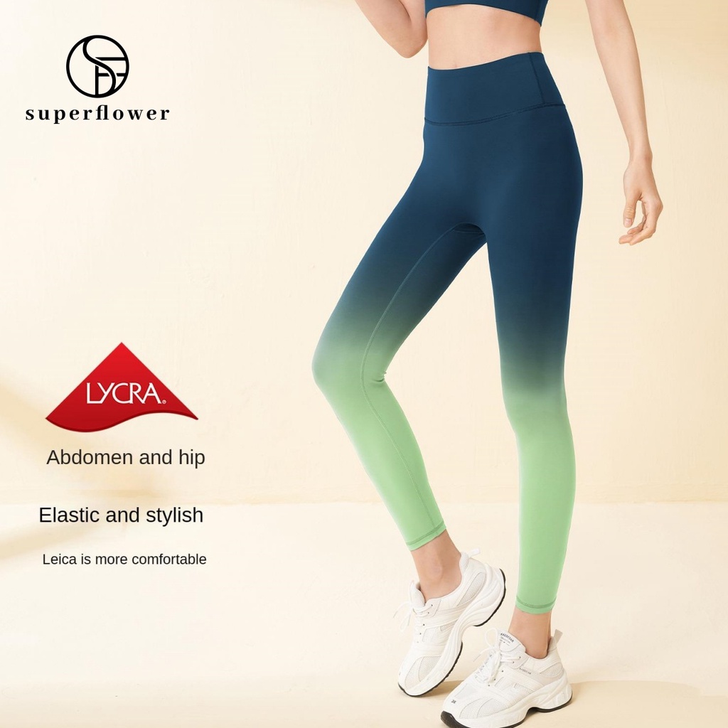 SUPERFLOWER Lycar Gradient Yoga Pants High-Waisted, Butt-Lifting, Tummy ...