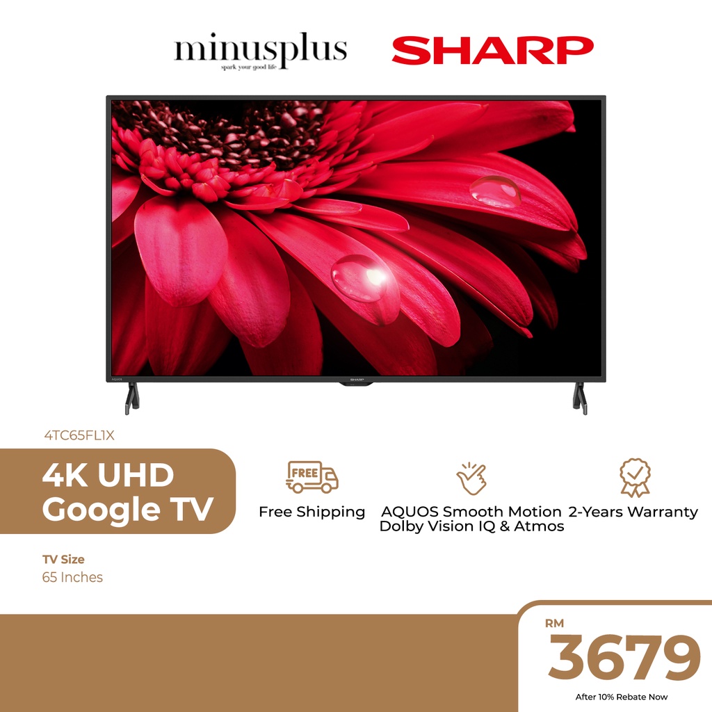 Sharp AQUOS Smooth Motion Dolby Vision IQ & Dolby Atmos 4K UHD LED