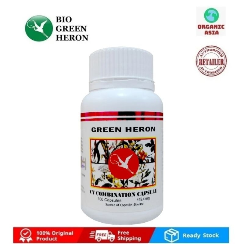 Green Heron CY Combination Capsule (449.4mg x 100cap) | Shopee Malaysia