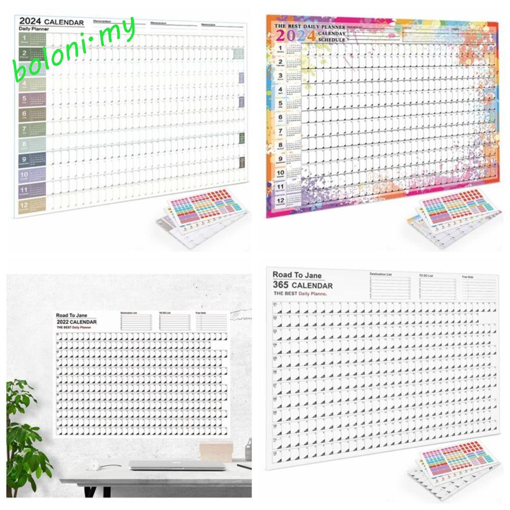 [COD] 2024 Wall Calendar Planner, To Do List Yearly Weekly Annual, Memo