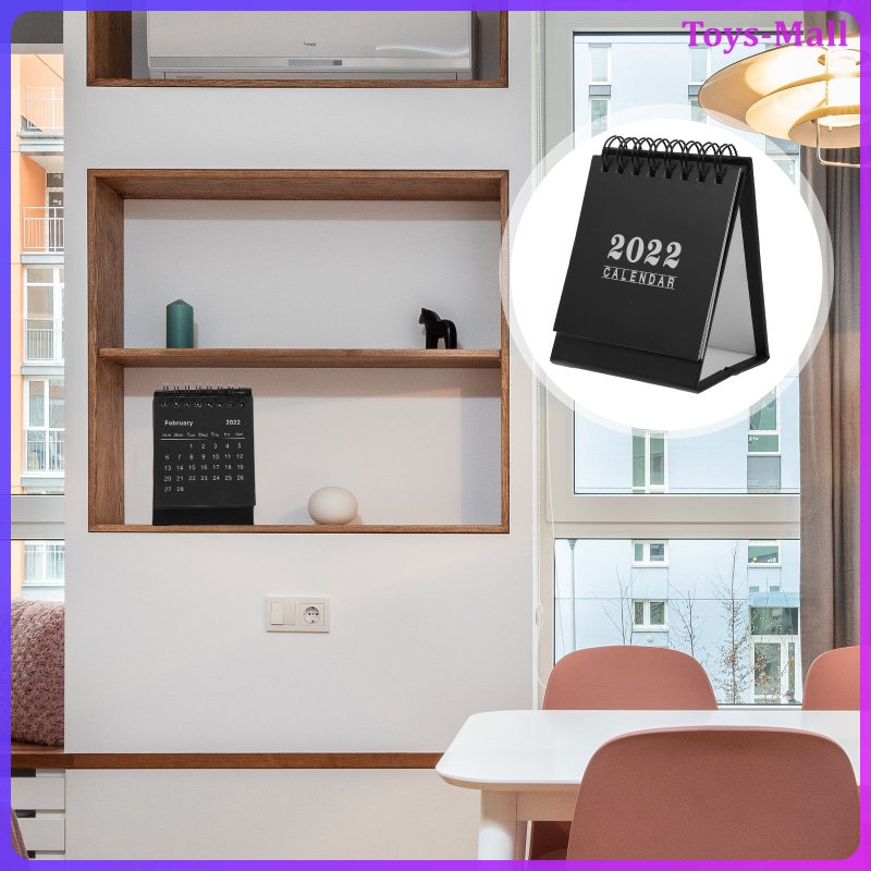 Notepad Calendar 2022 Desk Standing Flip Mini Home Decor Schedule
