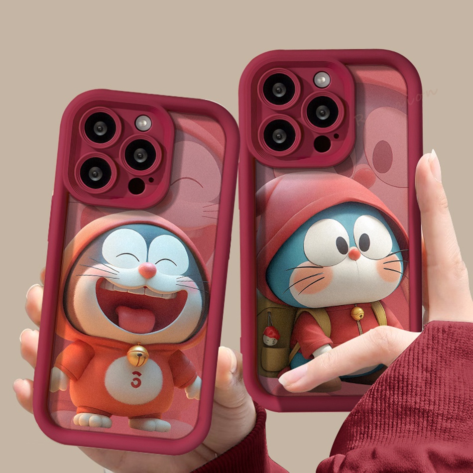 Cartoon Doraemon Case for iPhone 11 12 13 14 15 Pro Max Plus 11Pro X XR ...