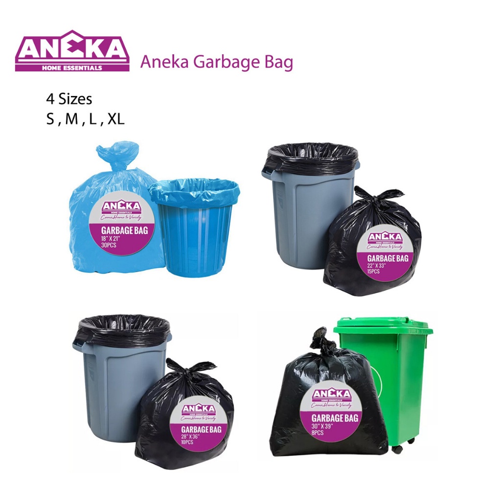 Aneka Brand Daily Garbage Bag - Trash Bag Plastic Garbage Bag ...