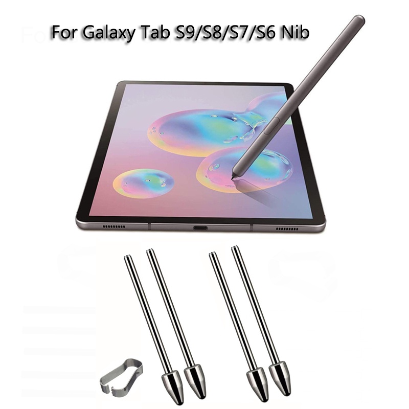 2Pcs Metal Nibs Touch Stylus Pen Tip for Samsung Galaxy Tablet S9