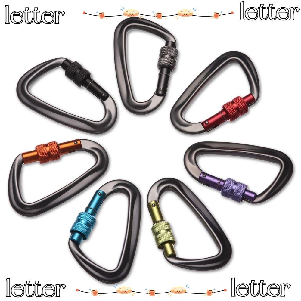 LETTER Climbing Carabiner 12KN 7075 Climbing Equipment D Shape