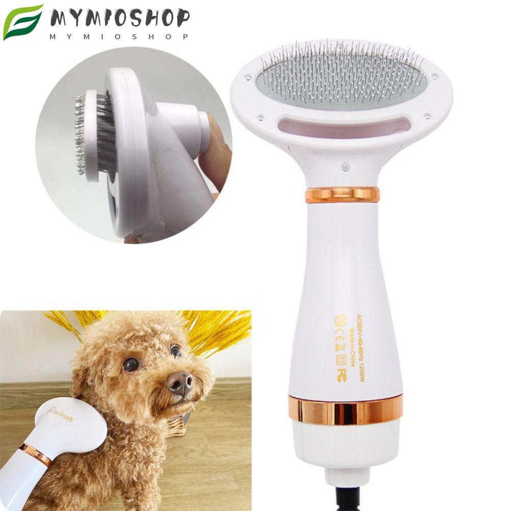 Dog Hair Dryers, Portable 2In1 Pet Brush, Adjust Temperature