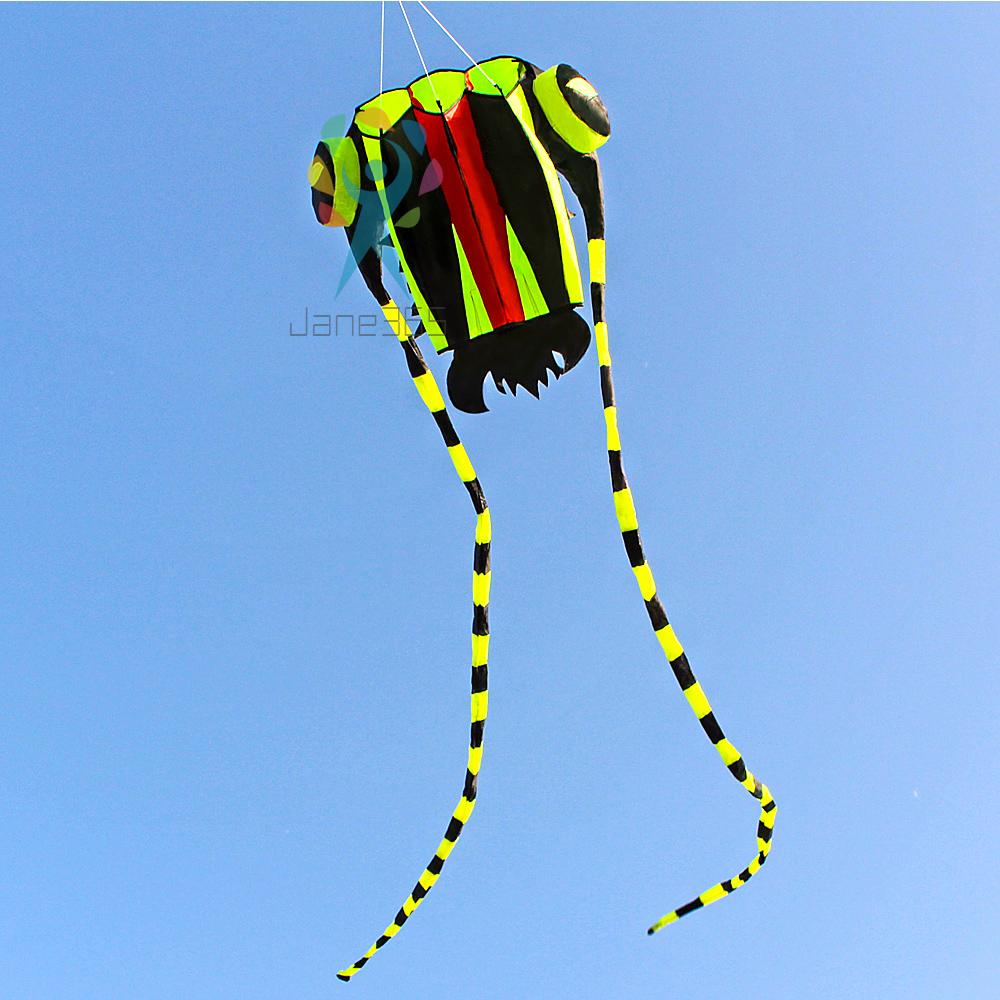 3D Kite for Kids and Adults Huge Frameless Soft Parafoil Giant Kite with  30m String for Beach Park Family Trip Outdoor Games