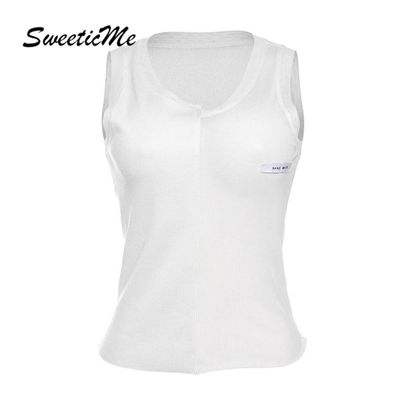 SweeticMe Women S New Fashion Solid Color Slim Fit Sexy See Through Causal Tank Tops