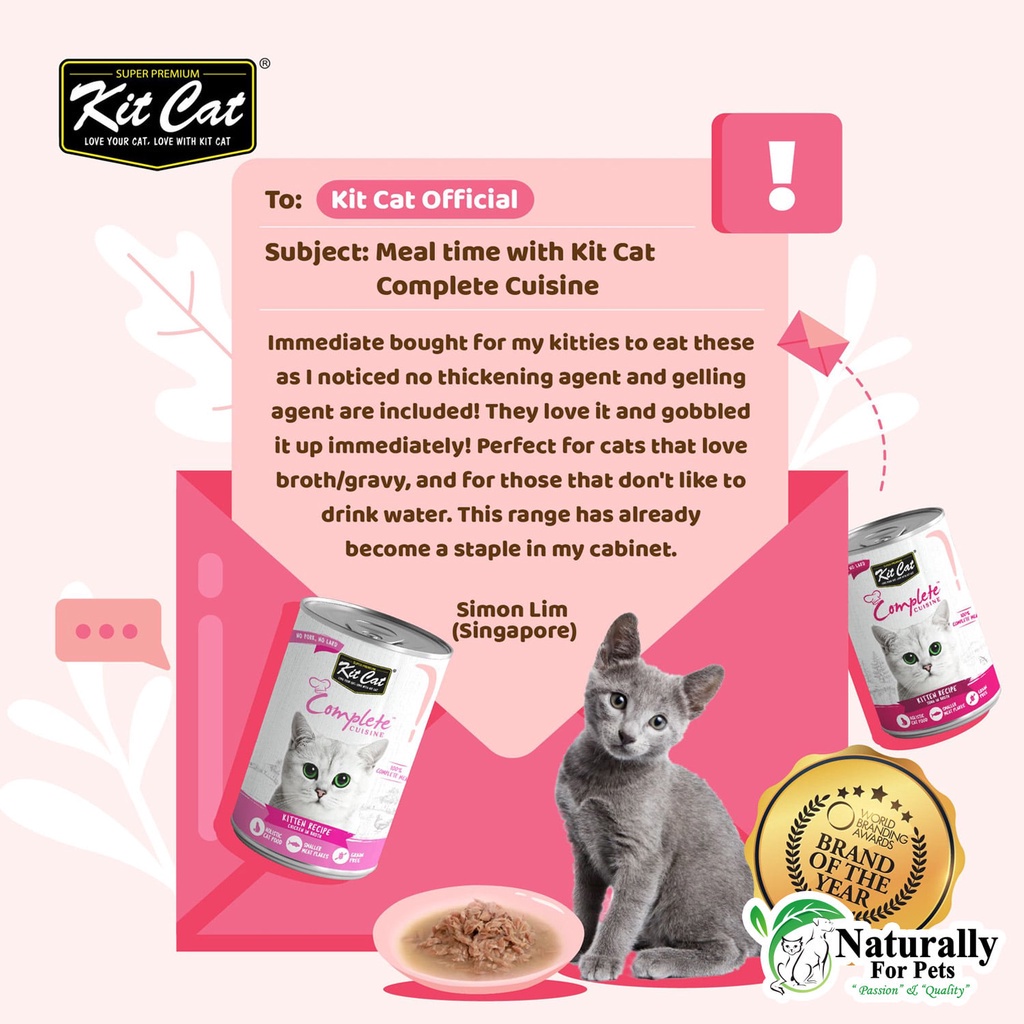 NEW PROMO! KIT CAT Complete Cuisine 150g (Grain Free)(Main Course Meal ...