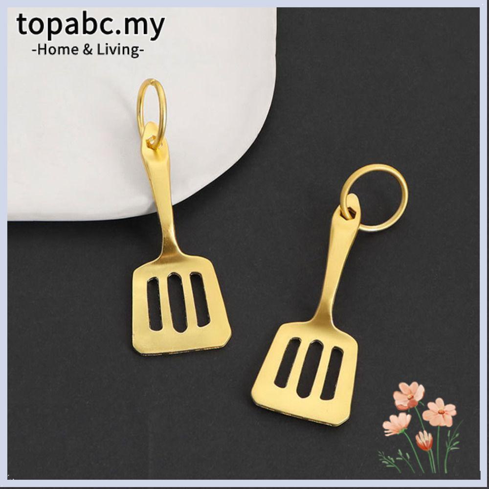 TOPABC Gold Shovel Keychain, LOL TFT Figure Game Teamfight Tactics Keychain, Mini Exquisite Cute