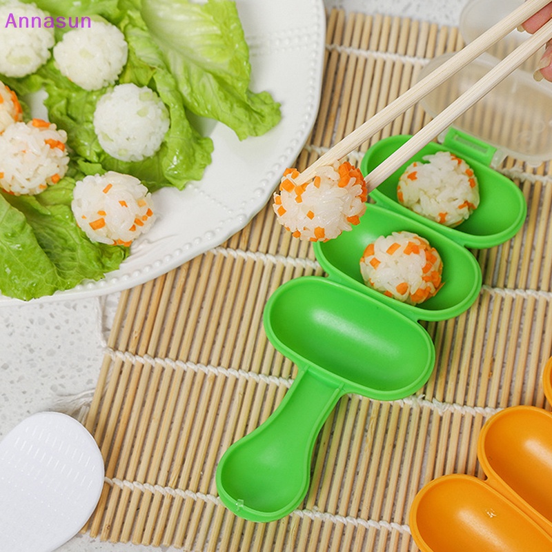 Annasun Rice Ball Shaker Diy Rice Baller Shakers Lunch Maker Mould