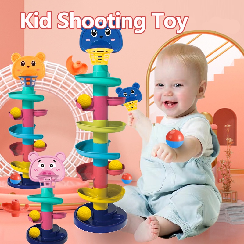 3/5/7 Layes Removable Fun Rolling Slide Ball Insert Ball Stack Tower ...