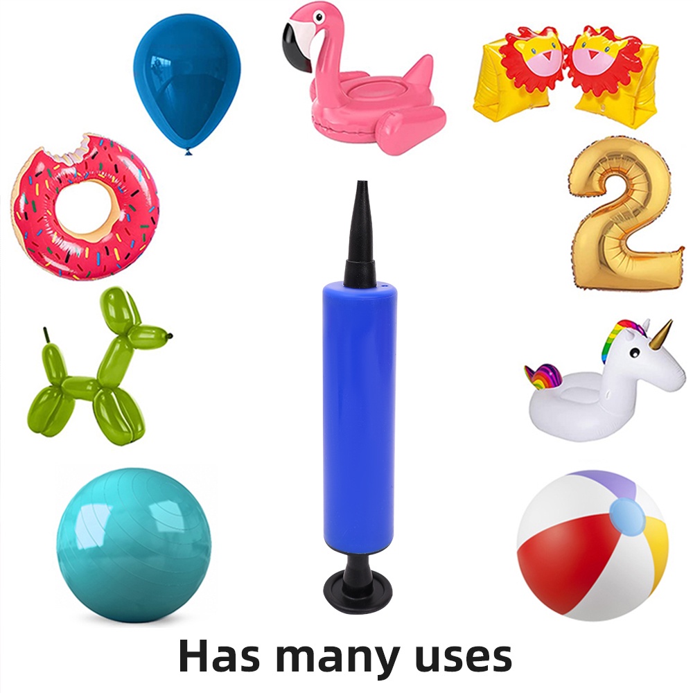 Jom Party Hand Push Balloon Pump Plastic Inflater Air Pump Balloon ...