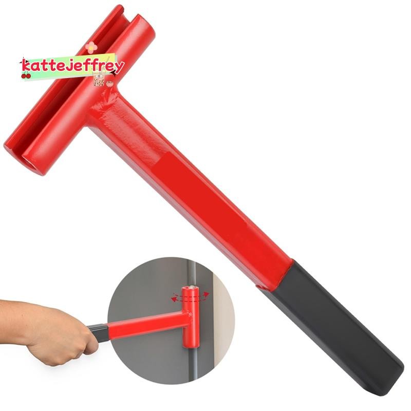 thumbnail image 2 of Red Hinge Tweaker Tool – Adjusts .134 Gauge Commercial Door Hinges, Fix Sagging & Sticking Doors, 13 Inch Leverage, Steel Build 2 of 12