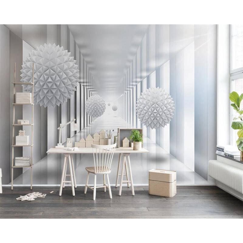 Custom 3d Wallpapers House Decor Contract Space Strentch Hall Living