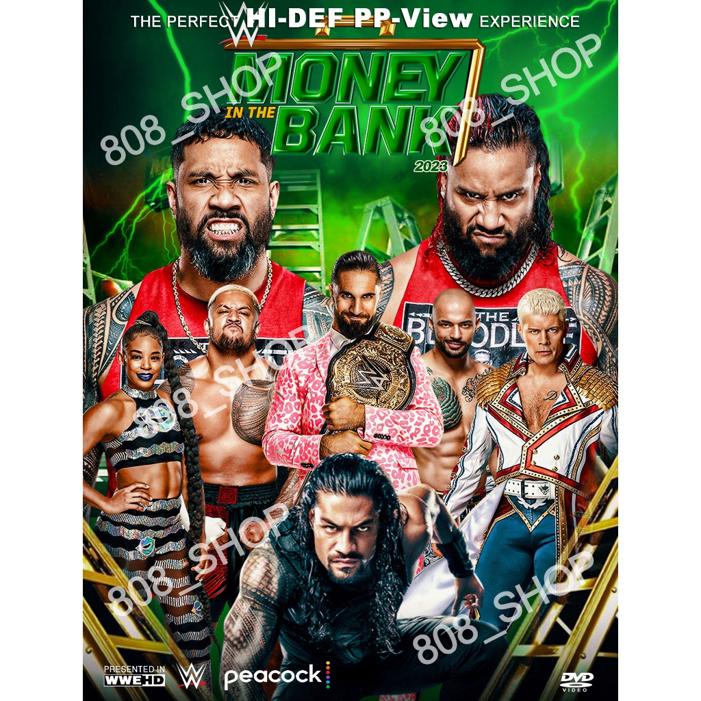 WWE MONEY IN THE BANK 2023 w8659 Shopee Malaysia