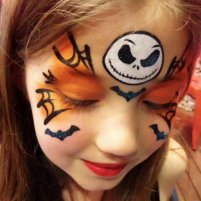 【S】24Pcs DIY Face Paint Stencils, Makeup Painting Templates