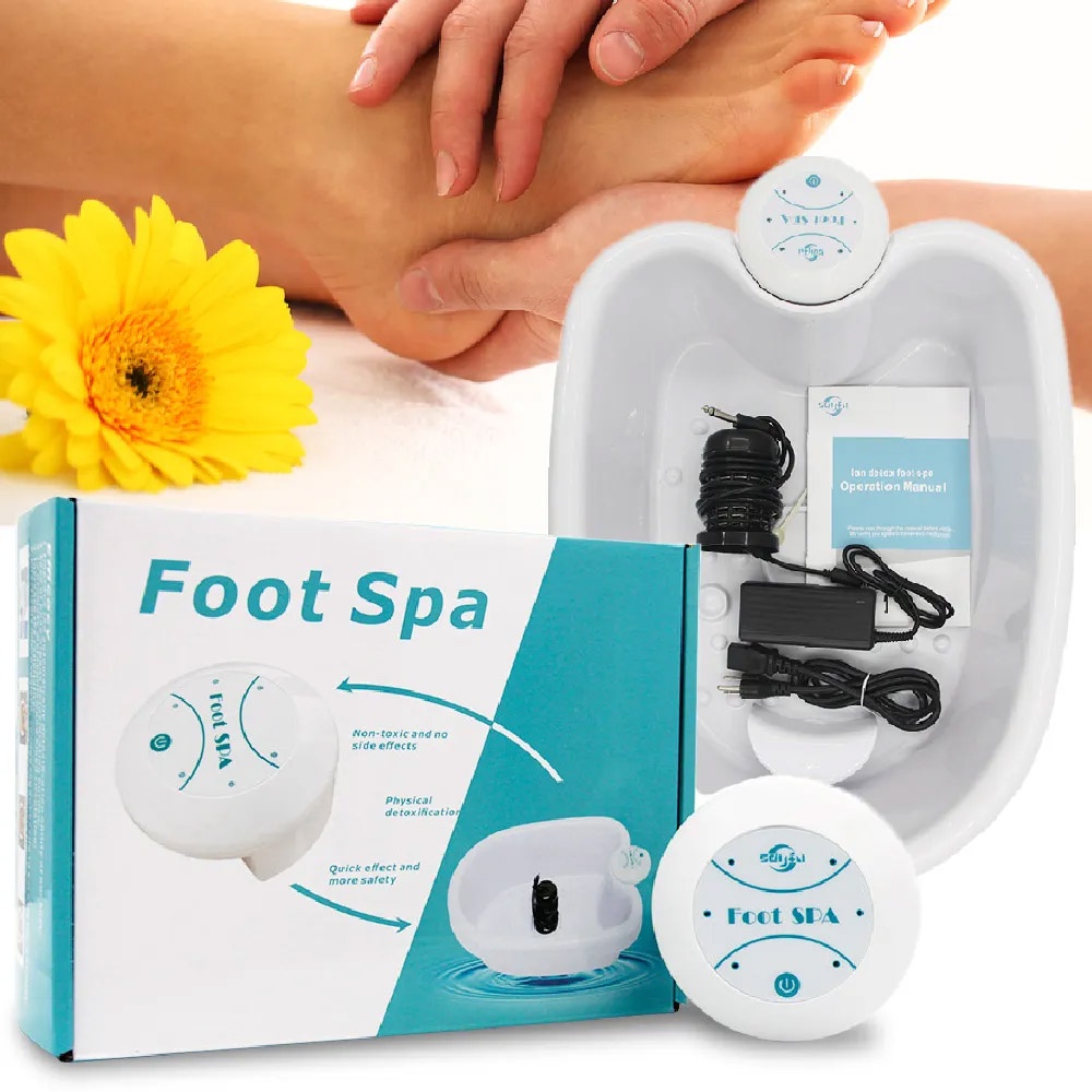 Detox Ionic Foot Spa Bath Massage Machine Electric FootBath Cleanse
