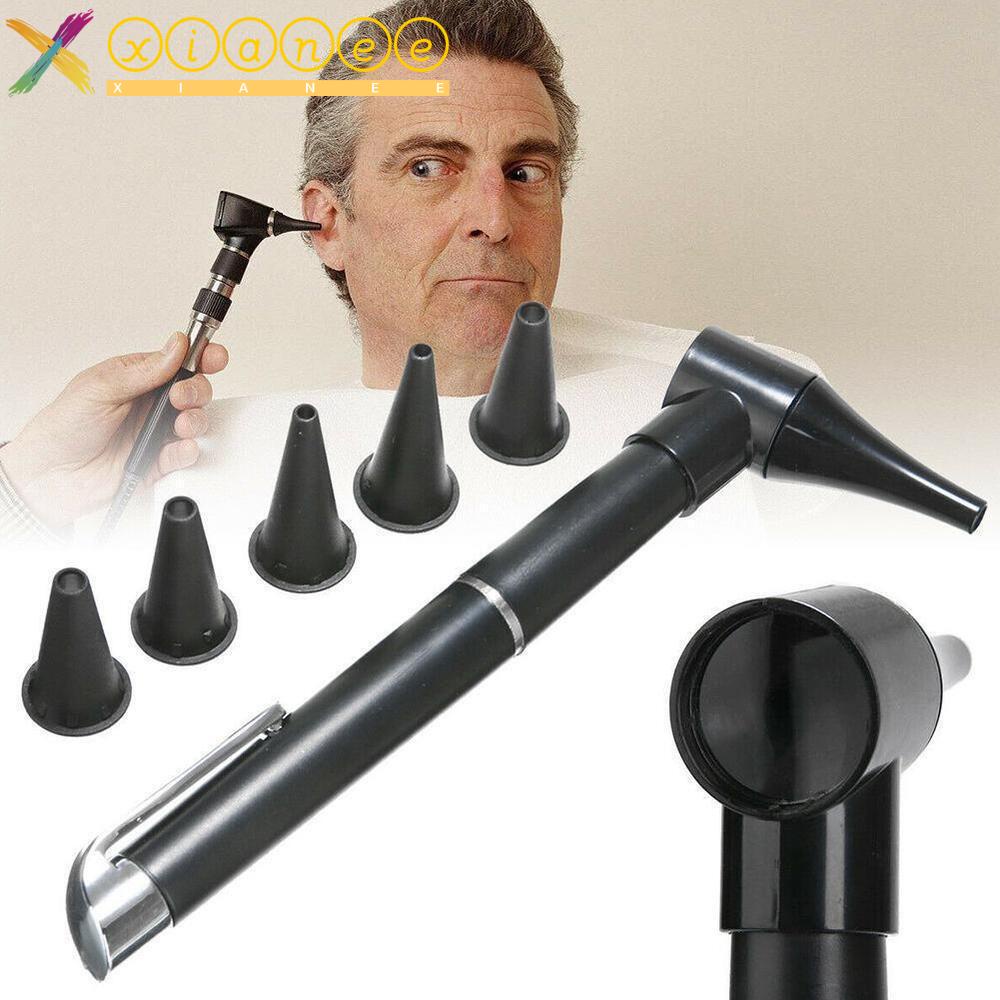 XIANEE Penlight, Throat Clinical Black Mini Otoscope, Portable With