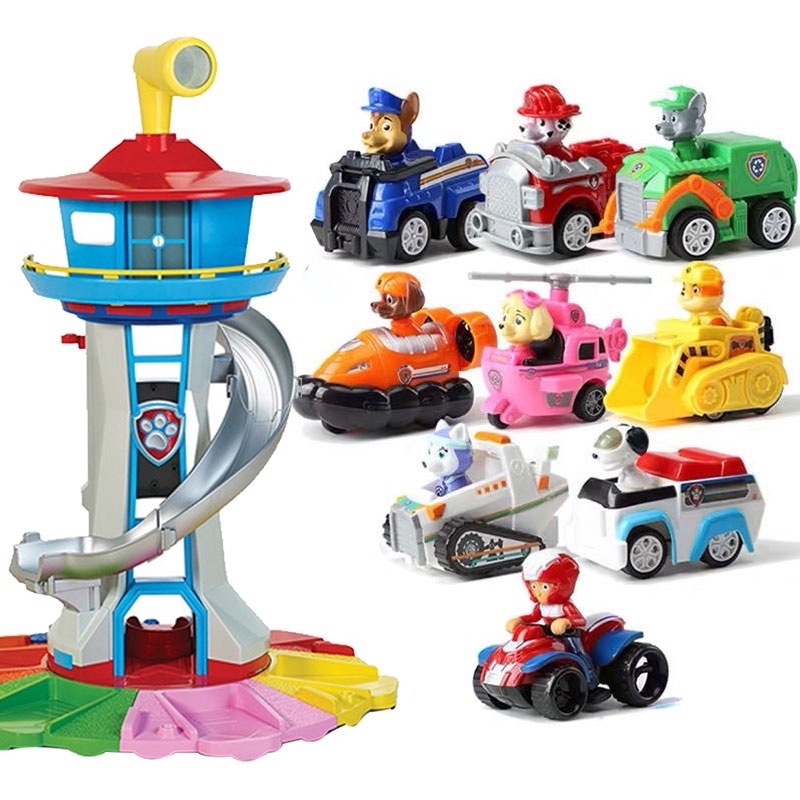 Paws Patrol Headquarters Base Toy Oversized Observation Tower | Shopee ...