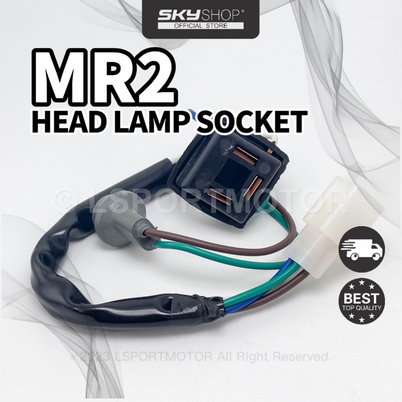MODENAS MR2 HEAD LAMP SOCKET FRONT DEPAN LAMPU KEPALA SOCKET WIRE ...