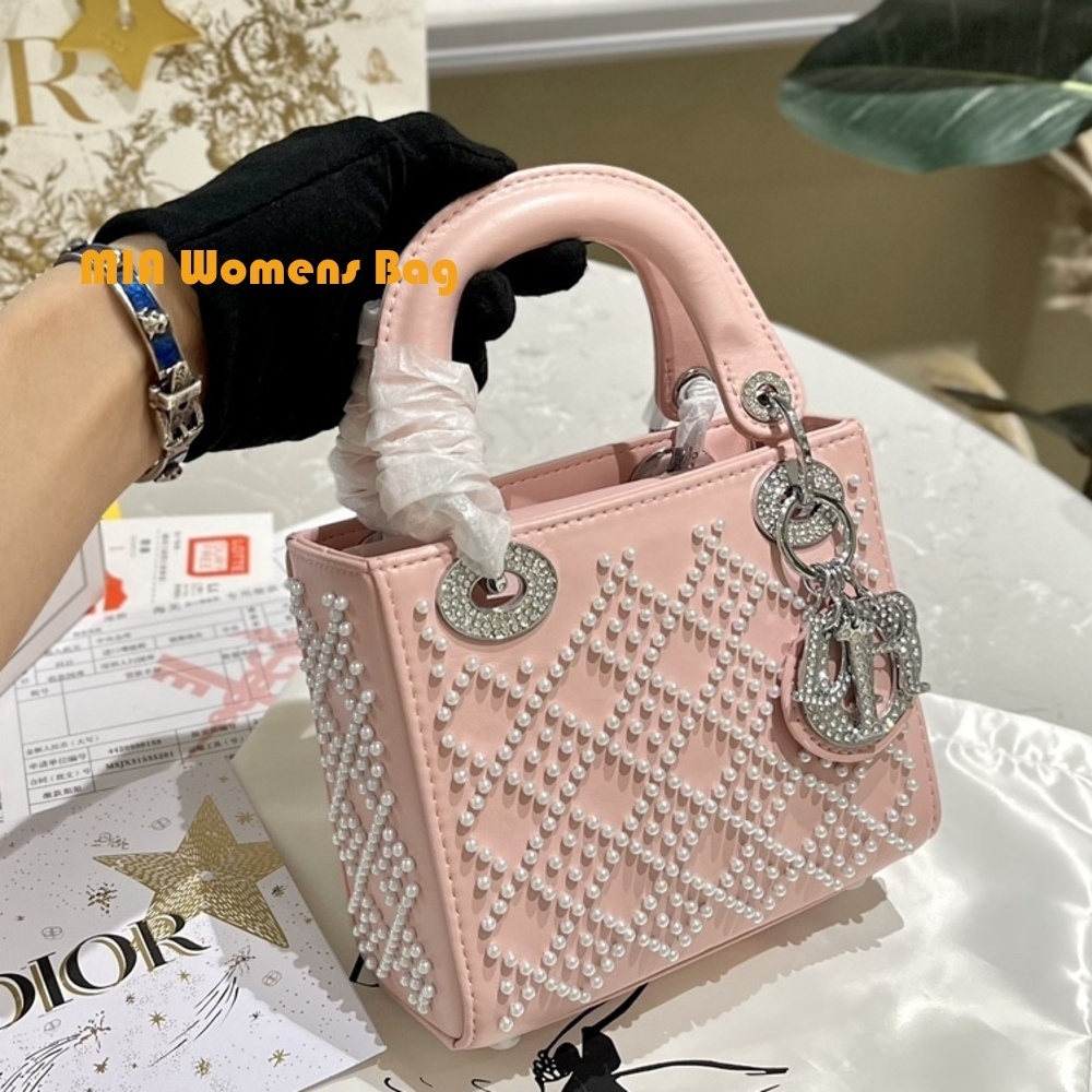 [Actual Shooting d10r] Diana Bag High-End Diamond Pearl Fashion Female ...