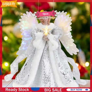 Christmas Angel Topper Angel Doll Tree Top Star Reusable Feather