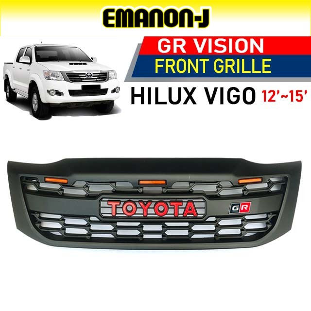 Hc Cargo Toyota Hilux Vigo 2012-2015 Front Grill LED KUN26 GR Design ...