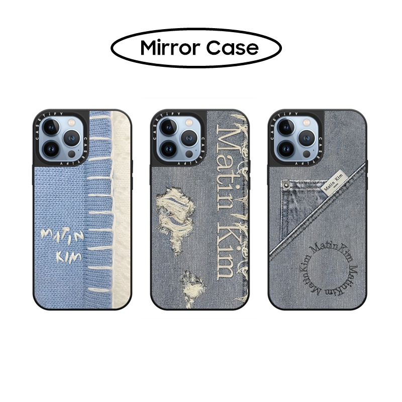 Case Matin Destroyed Denim Kim CASETiFY iPhoneアクセサリー