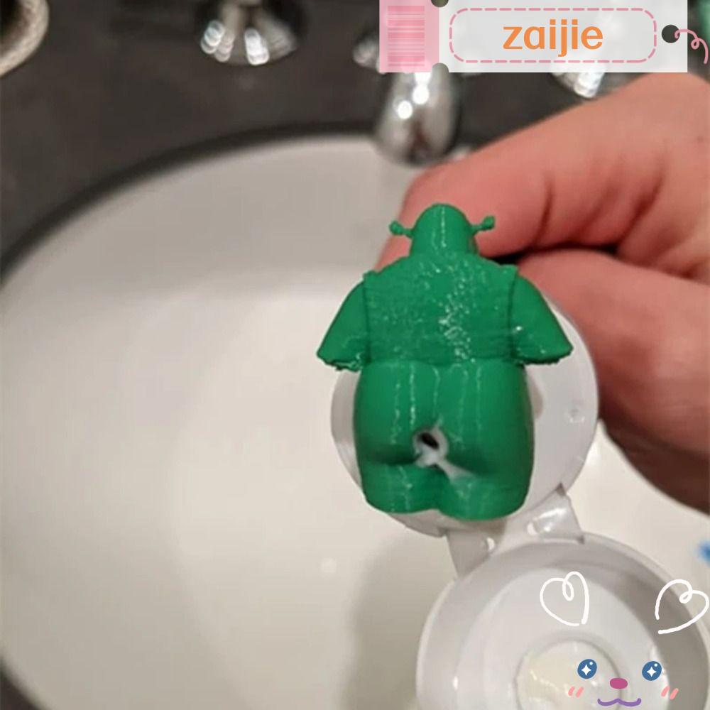 ZAIJIE Toothpaste Squeezer, Toothpaste Dispenser Gift Shrek Pooping