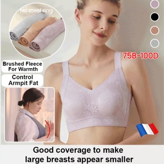 Women's Brassiere Lightweight Casual Bralettes Stable Breast Shape  Underwear Push Up Support Bra Hides Back Fat Bras