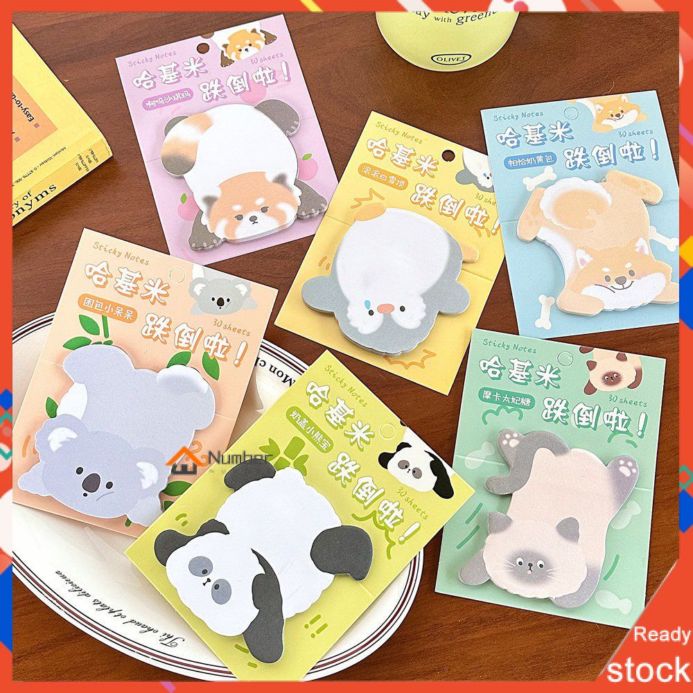 Cute Special-shaped Sticky Note Student Girl Heart Cartoon Animal High ...