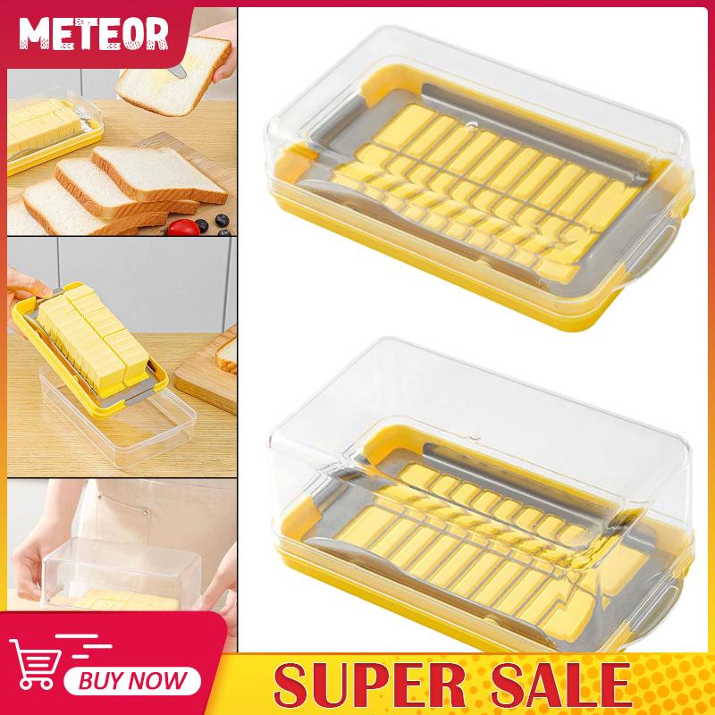 [meteorMY] Butter Cutting Box Refrigerated Butter Container for Dining ...