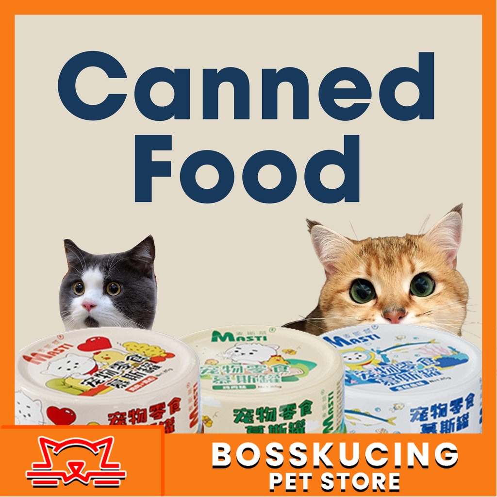 MASTI Canned Food For Cat [Tuna/Chicken/Chicken Liver] 85g Cat Food