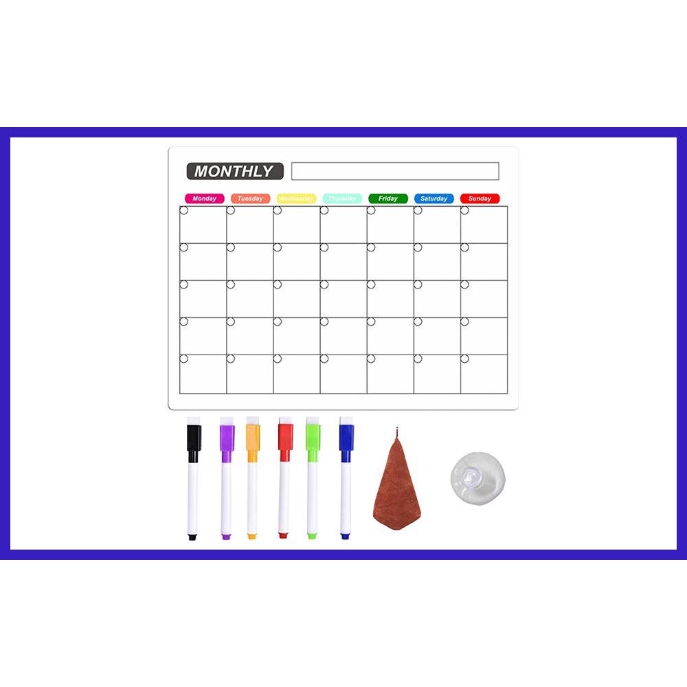 Fridge Whiteboard Whiteboard Calendar For Refrigerator PVC